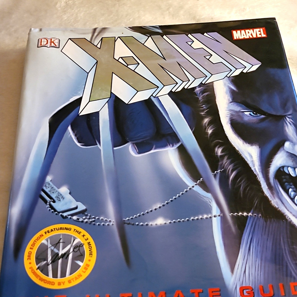 X-Men The Ultimate Guide 3rd Edition Hardcover DK Marvel Stan Lee Wolverine Book